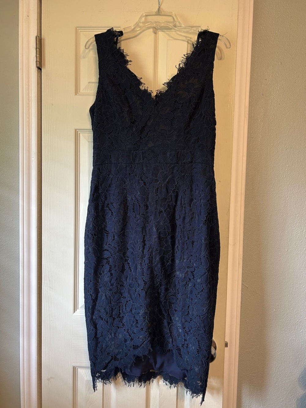 2/$15, 3/$21 Eliza J blue floral lace dress